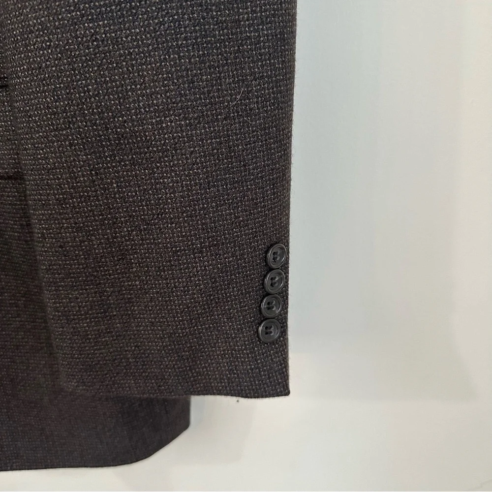 Vintage Joseph‎ & Feiss 46L Lambswool Sports Coat Brown Grey 2-Button Men’s Wool